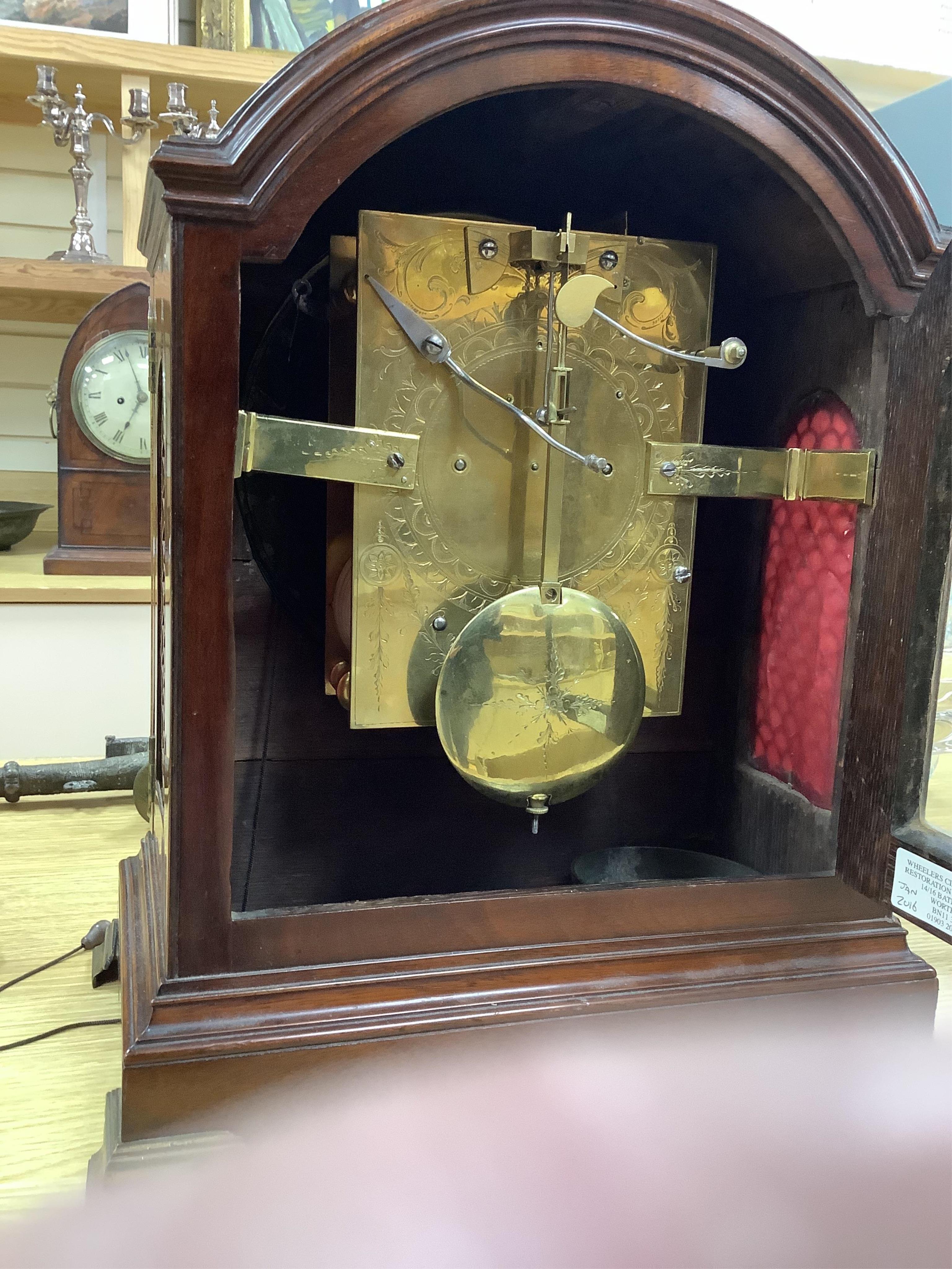 Jefferys & Ham, Salisbury Square, London. A George III eight day repeating bracket clock